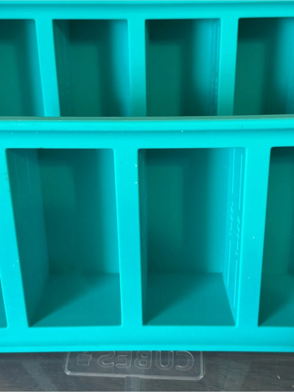 Set of Six Silicon Items, Including 2 Ice Cube & 4 Soup Freezer Containers.